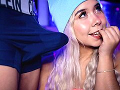 Friends Cock Gets Hard While I Tease And Suck It As Blonde Bbw Babe