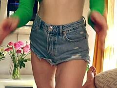 Beautiful tiktok girl surprises with her cute redhead look, but she delivers a fantastic homemade blowjob in pov style.