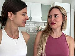 Oh wow Gina Gerson and Maya Rose dive into emotional intelligence talk with sexy blonde vibes 😏