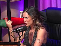 i feel the redhead milf rules as queen domme in bdsm with latex corset kissing and pussy licking