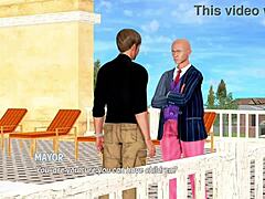 in maxs life temporada 4 cap 206 this cute curvy milf with big tits gets fucked by monster cock in threesome game while her cuckold husband watches