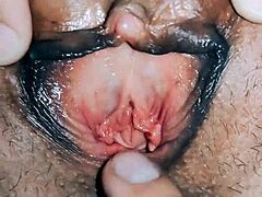 The holes of the mature wife opened hard and large in homemade anal pov