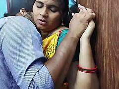 Desi lovers contrast deep kissing with hard fingering and licking wet pussy during romance