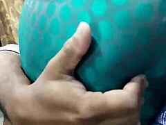 Desi lovers contrast deep kissing with hard fingering and licking wet pussy during romance