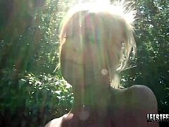 Lexington Steele's huge cock fits perfectly in Misty Vonage's big tits blonde pussy.