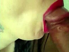 Hey boss, watch this secretary sucking your big interracial cock in the office leak