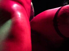 Bound Colombian babe takes big cock in doggystyle bondage with intriguing deep focus on every thrust