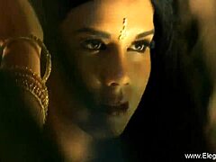 Sensual Indian Milf Delights with Erotic Nude Dancing and Striptease in Brunette Beauty