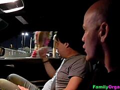 FamilyOrgasm - Stepdads found their stepdaughters whoring in the streets