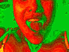 Exotic Colombian babe Bluee feels intense pleasure as her natural tits shake while getting pussy licked wildly.