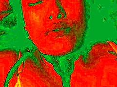 Exotic Colombian babe Bluee feels intense pleasure as her natural tits shake while getting pussy licked wildly.