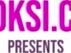 can you watch skinny blonde emilia r spread shaved pussy on all fours in bedroom? she fingers nipples to orgasm barefoot.