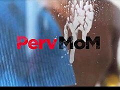 hey stepson, what are you doing walking in on me riding this huge dildo like crazy?