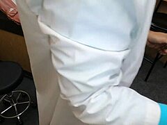 scarlett johnson acts as medical tit consultant in big tits fetish session