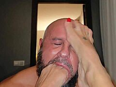 hey, wanna see foot job and hardcore foot fetish with big tits milf?