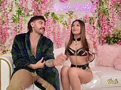 oh wow the-the nasty life ep 2 bts day shoot with xxlayna marie got so intense with deepthroat and rough pov riding