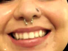 Curvy latina teen dessa hot surprises with backstage quickie cumshot and pretty facial in behind-the-scenes action