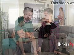 Stepsis Brings Peace by Letting My Enemy Free Use Her in Rough Threesome