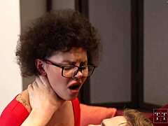 i join cute ebony petite teen and muscular guy for chocolate threesome with deepthroat blowjob and wet pussy licking