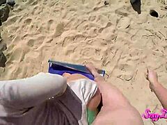 Hey, check out this sensual pov doggystyle action on the beach with wet pussy
