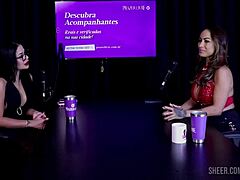 Yo, check out this wild compilation of Belinha Baracho in swing cast with Tifany Rocha - part 2 on sheer red, full of group domination and sexy toys 😈🔥