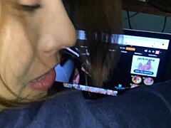 Come watch porn with me, you know, getting all wet with rough redhead pussy licking in pov! 😏