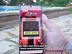 German skinny ebony teen 18+ meets for pov casting date without condom