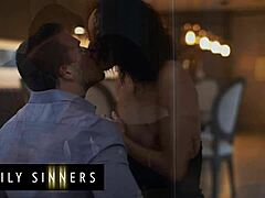 Alexis tae and corey steele in doggystyle fucking with blowjob behind partners back