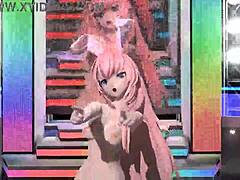 Oh Wow, Megurine Luka's Full Nude Bunny Costume In Project Diva Mod!