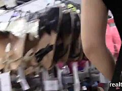 glamorous czech kitten gets tempted in the mall and drilled pov 😏