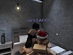 Two Horny Sluts from Game Demand Huge Cock Fucking in Group