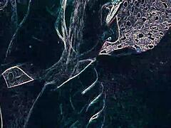 Intense passion builds as she rims his asshole and gives a deep blowjob in the nightclub