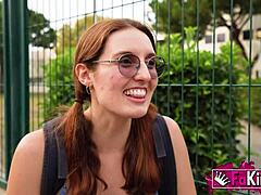 эй Лена Росс, выдержит ли испанка грубый кастинг секс?