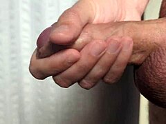 Cumshot In Morning Light!