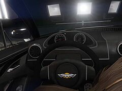 subtle car game with a tempting hooker encounter