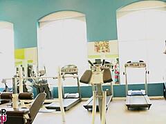 sofia flirts at the gym luring rome to fuck her hard and cum on her big ass 🍑💦