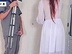 hey bride why are you fucking the photographer pov style almost getting caught?