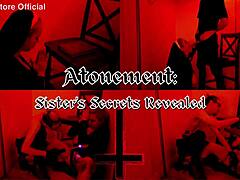 atonement part 1 reveals sisters secrets through bondage choking and deepthroat roleplay