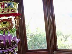 These busty blondes lick and suck pussy while riding sybian machine