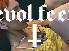 This Bitch Controls You With Her Pussy And Feet, Choking And Gagging You In Domination With Deepthroat And Vibrator Toys