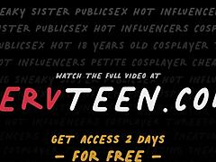 Cheating teen 18+ chats on phone with boyfriend while boss fucks her doggystyle at office 😈