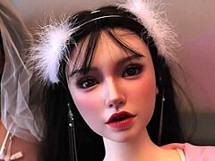 she gives her first blowjob in this pov scene with big cock