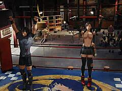 topless tifa does pullups like a peeress in ffviir, showing off her moves 💪😏.