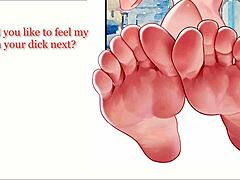 Can You Handle Noelle's Footjob and Paizuri in This Femdom Roleplay!