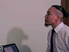 proffesor trying to teach english to a bratty student she needs discipline so i give her with petite latina cum covered orgasm