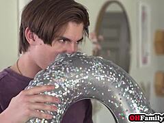 Stepbro, your cock fits perfectly in my wet donut right here.