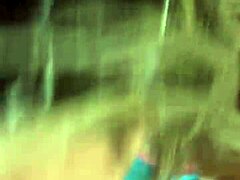 Personal trainer takes me to the back of the gym for deepthroat blowjob while husband trains