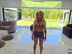 Oh Kitana sexbot, you're programmed to suck my cock and take creampie in outdoor machine fucking!