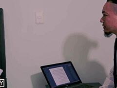 proffesor trying to teach english to a bratty student she needs discipline so i give her with petite latina cum covered orgasm