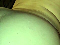 What happens when I play with this pregnant milf's big ass?